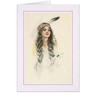 Cartão Ilustração de Harrison Fisher