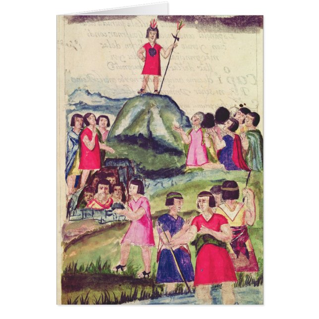 Cartão Ilustração de Manco Capac (Frente)