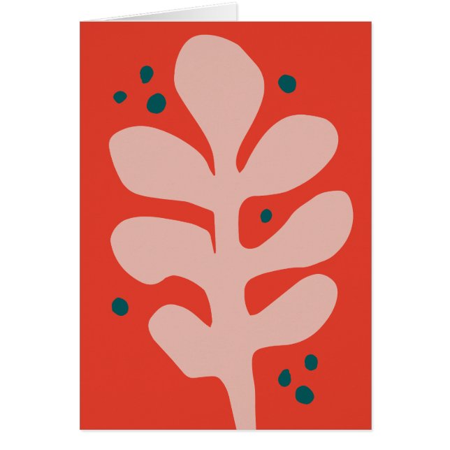 Cartão Ilustração de Natal Desenhada à Mão (Frente)