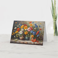 Ilustração de Natureza Morta de Flores Silvestres