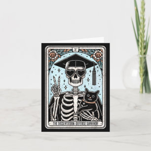 Cartão Ilustração de Tarot de Dissertação de Doutorado Ph