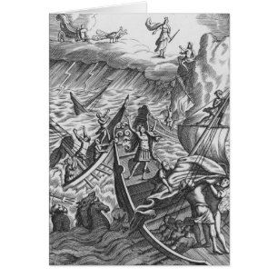 Cartão Ilustração "do Aeneid" por Virgil