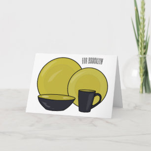 Cartão ilustração do desenho de desenho de tabela