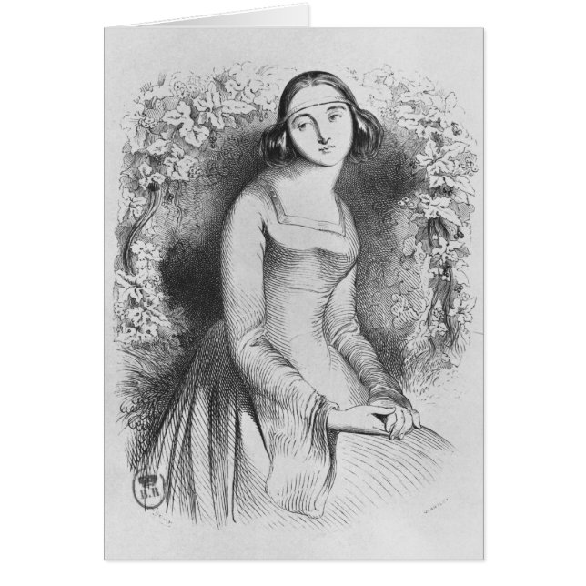 Cartão ilustração 'do d'Heloise de Lettres e (Frente)