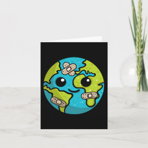 Cartão Ilustração do Dia da Pé da Terra Env. Aquecedor de