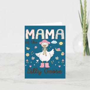 Cartão Ilustração do Primeiro Aniversário da Mama Silly G