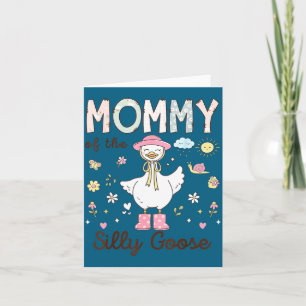 Cartão Ilustração do Primeiro Aniversário da Mamãe Silly