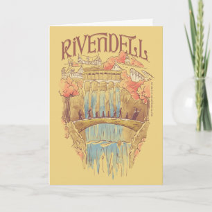 Cartão Ilustração em Aquarela da Irmandade de RIVENDELL™