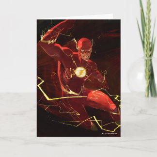 Cartão Ilustração Flash de Crise Infinita