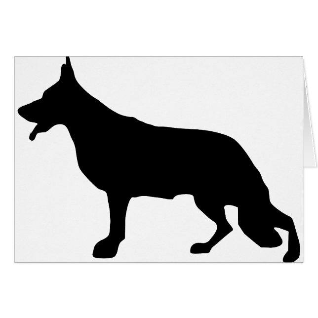 Cartão ilustração mínima do pastor (Frente Horizontal)