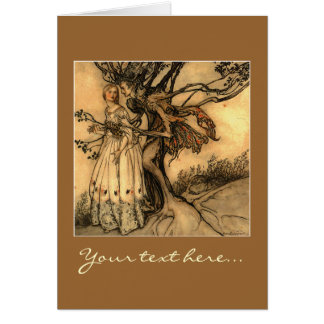 Cartão Ilustração por Arthur Rackham