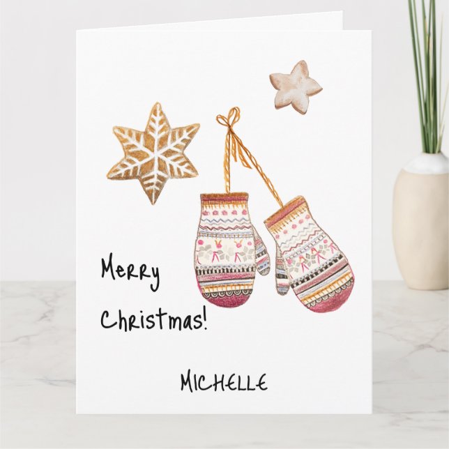 Cartão Ilustrações Rusticais do País das Caixas Aquáticas (Frente)