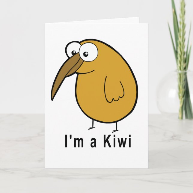 Cartão I'm a Kiwi (Frente)