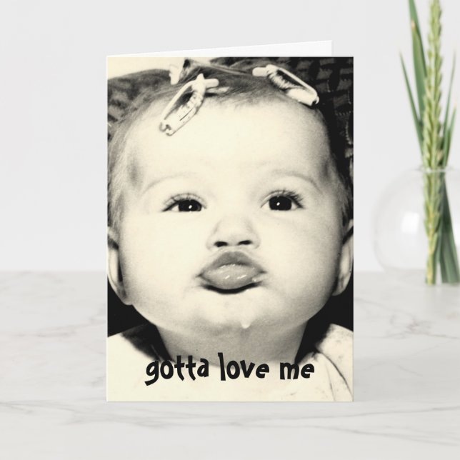 Cartão Im kinda sorry Greeting Card old photos (Frente)