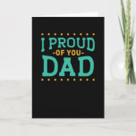 CARTÃO IM PROUD OF YOU DAD<br><div class="desc">You are looking for a great fathers day present for for husband or dad? Check out his cool fathers day design IM PROUD OF YOU DAD</div>