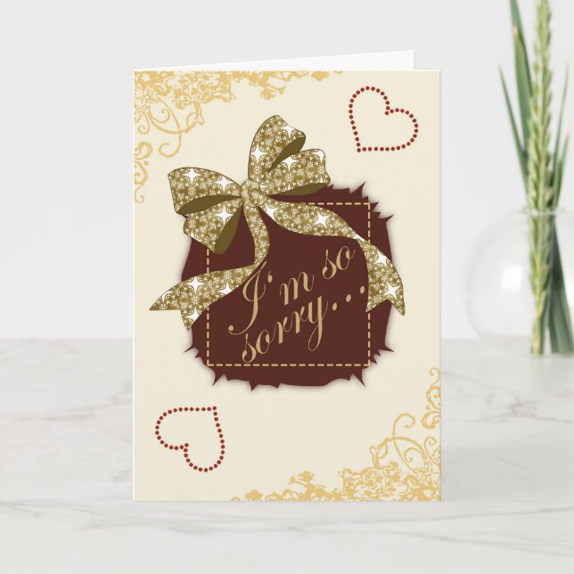 Cartão I'm so sorry... Card (Frente)