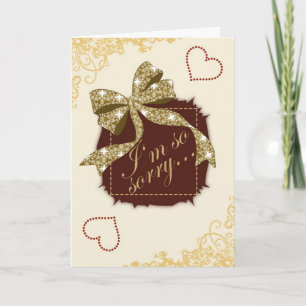 Cartão I'm so sorry... Card