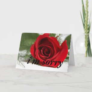Cartão "I'm Sorry" Card Design1