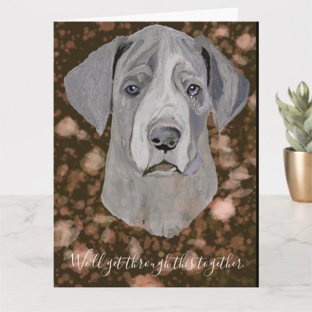 Cartão I'm Sorry. We'll Get Through This Together (Planta pequena)