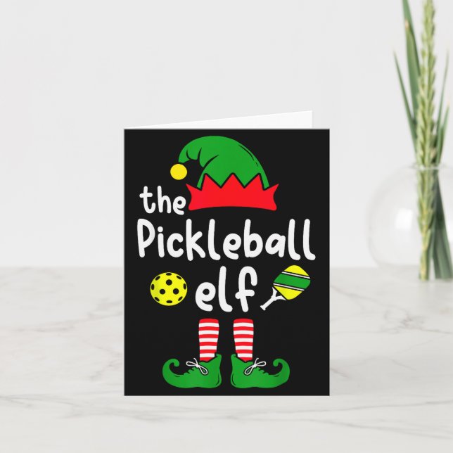 Cartão I'm The Ckle Ball Elf Christmas Family Matching Pa (Frente)