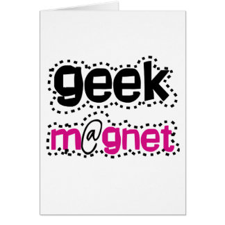 Cartão Ímã do geek