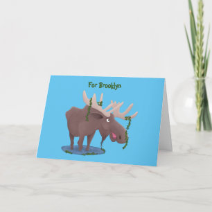 Cartão Imagem animada alegre e engraçada