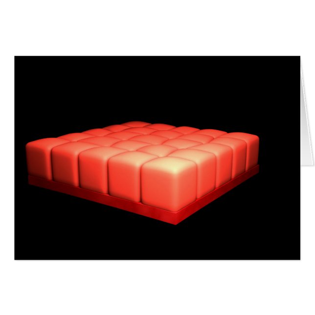 Cartão Imagem Conceitual Da Simples Epithelia Cuboidal (Frente Horizontal)