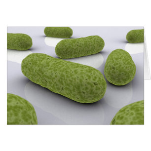 Cartão Imagem Conceitual Das Bactérias 1