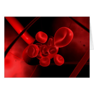 Cartão Imagem Conceitual De Um Vaso Sanguíneo