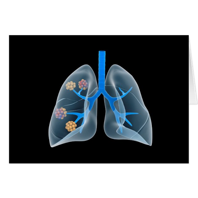 Cartão Imagem Conceitual Do Coração Humano 4 (Frente Horizontal)