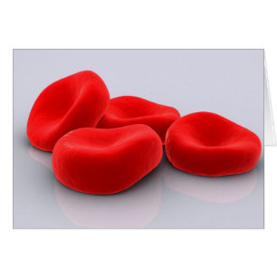 Cartão Imagem Conceitual Dos Glóbulos Vermelhos