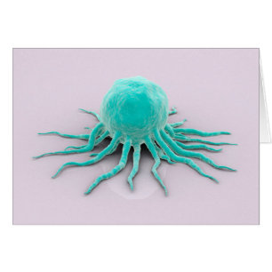 Cartão Imagem conceptual do vírus 2 do cancer