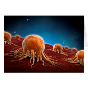 Cartão Imagem conceptual do vírus 3 do cancer