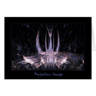 Cartão Imagem da projeção