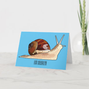 Cartão Imagem de desenho em caracol