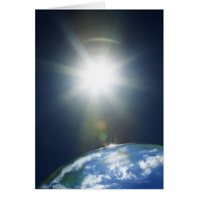 Cartão imagem do Espaço (Frente)