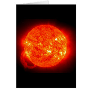 Cartão Imagem do espaço solar