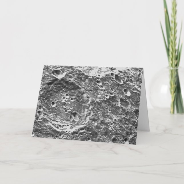 Cartão Imagem lunar de Missão Artemis 1 (Frente)