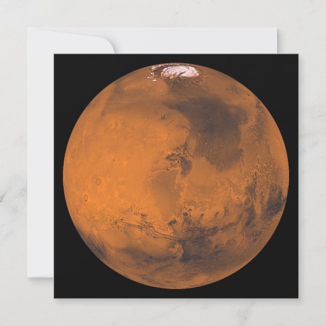 Cartão Imagem Mars pela NASA (Frente)