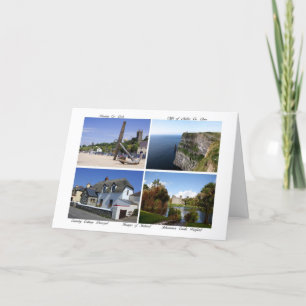 Cartão Images of Ireland greeting card