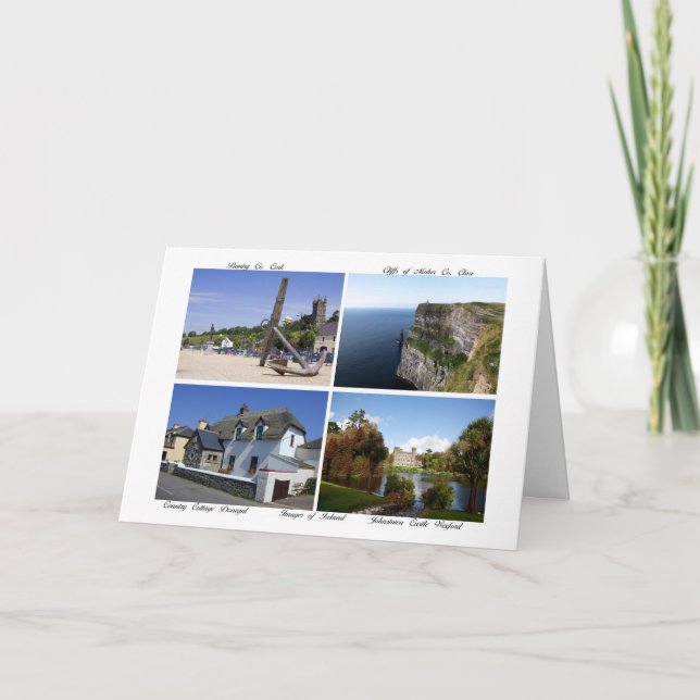 Cartão Images of Ireland greeting card (Frente)