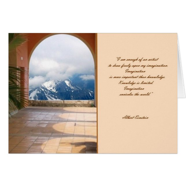 Cartão Imaginação (Frente Horizontal)