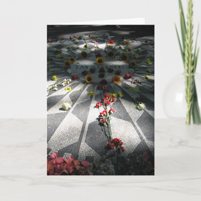 Cartão IMAGINE Mosaico, Campos de Morango - V (Frente)