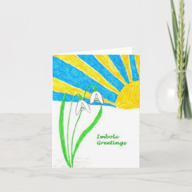 Cartão Imbolc Greetings Card (small) (Frente)