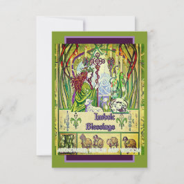 Cartão Imbolk Beneficia Abundance Heath Wisdom