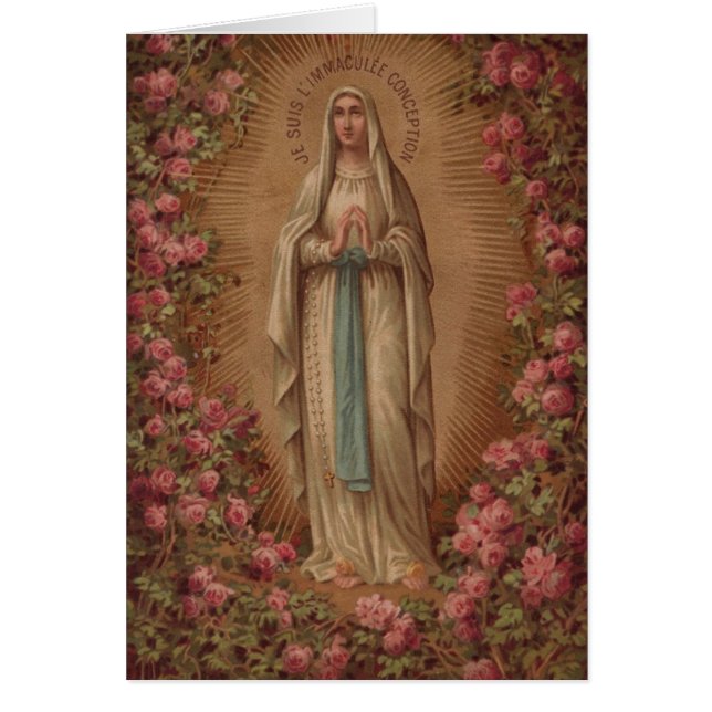 Cartão Immaculate Conception (Frente)