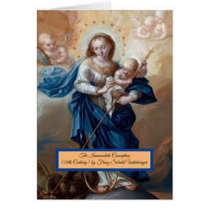 Cartão Immaculate Conception