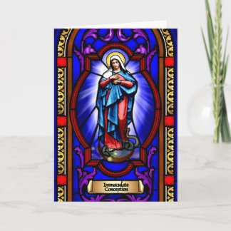 Cartão Immaculate Conception greeting card