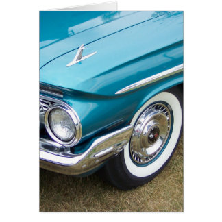 Cartão impala clássico velho do carro