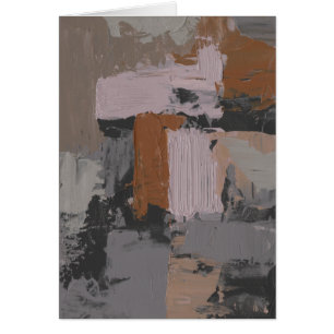 Cartão Impasto Abstrato I